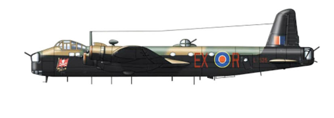 Short Sterling MK III (EF271) Bomber Illustration